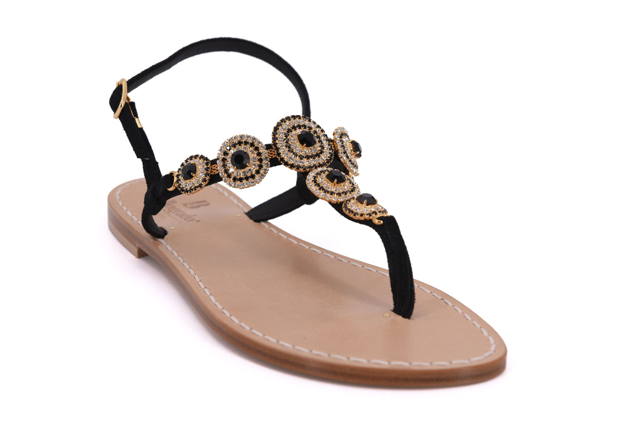 Capri nero - Bellogrado Amalfi Sandals - Handmade sandals in genuine ...
